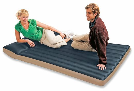 We already have the camping mattresses for the Easter weekend