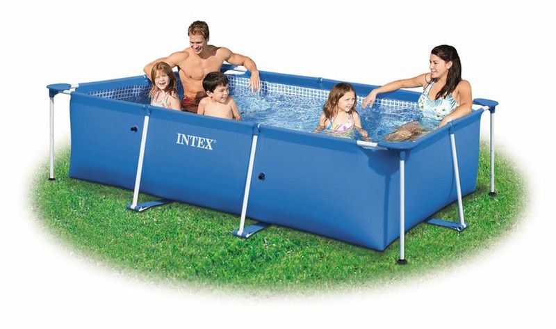 Piscina Rectangular Intex Small Frame familiar 2.20m 