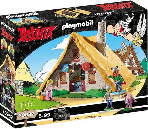 Asterix Playmobil 70932 Cabaña de Abraracúrcix