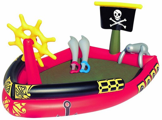 Barco pirata centro de juegos de agua