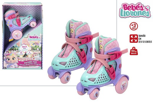 Bebés Llorones Patines de 4 ruedas infantiles