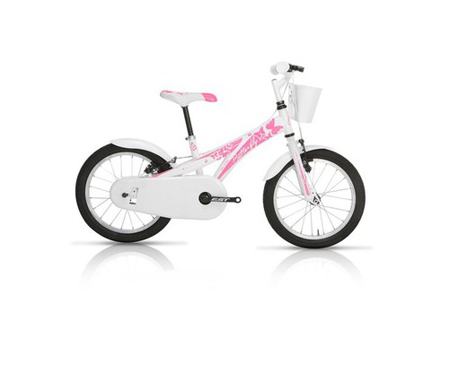 Bicycle 16 inches Elios White pink