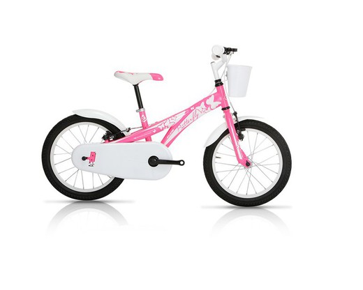 Bicycle 16 inches Elios Pink white