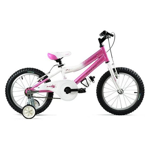 Bicicleta infantil 16 pulgadas Wenti rosa/blanco