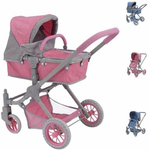 Baby Doll Stroller with Carrycot