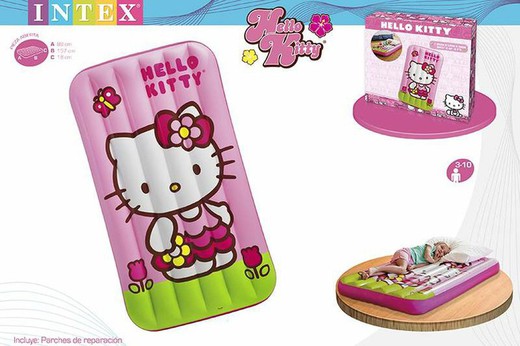 Colchón hinchable infantil Hello Kitty Intex