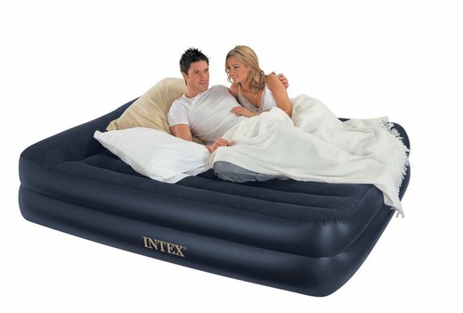 Airbed Intex Pillow Rest Raised Bed Queen Size