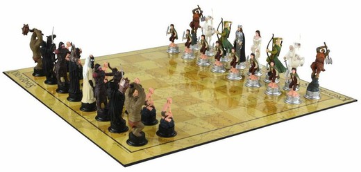 Lord of the Rings 3D Chess Characters