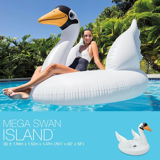 Mega Swan Island Intex