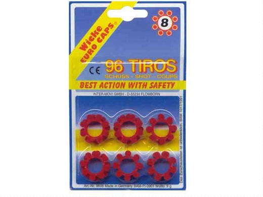 Toys Guns shots 12 rings of 8 shots Gonher