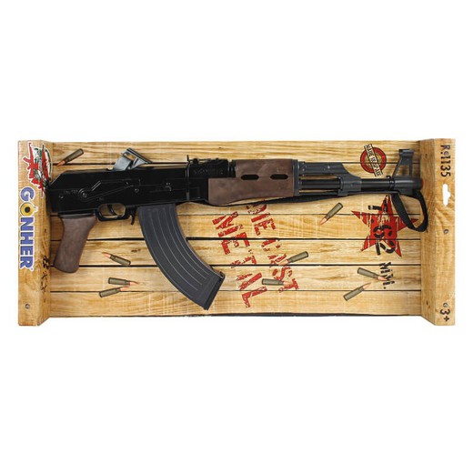 Gonher AK 47 Kalashinov Toy Assault rifle short 8 shots
