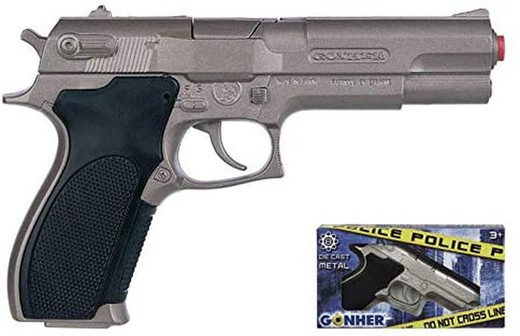 Gonher Silver Police Gun
