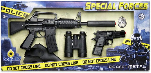 Ensemble d'armes jouets des forces spéciales Gonher