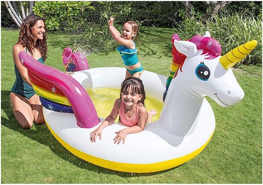 Intex 57441 Unicorn Children's Pool with Spray