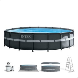 Intex Piscina Desmontable Redonda Ultra XTR Frame 549 x 132 cm con depuradora