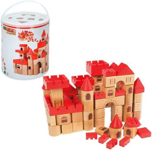 Jeu de construction Château Médiéval en Bois