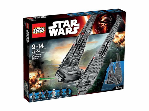 Lego Star Wars 75104 Nave de Combate de Kylo Ren