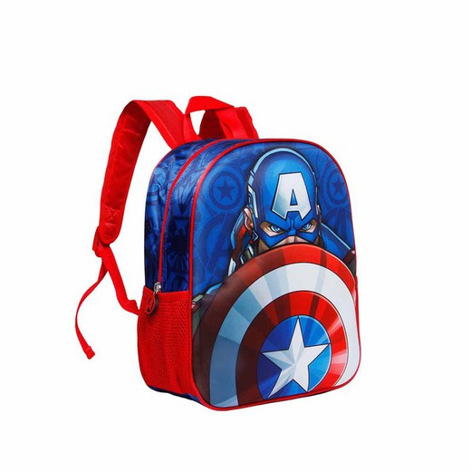 Marvel Capitán América Mochila 3D