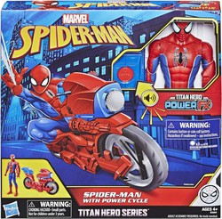 Marvel Spiderman avec moto Spider électronique — Joguines i bicis