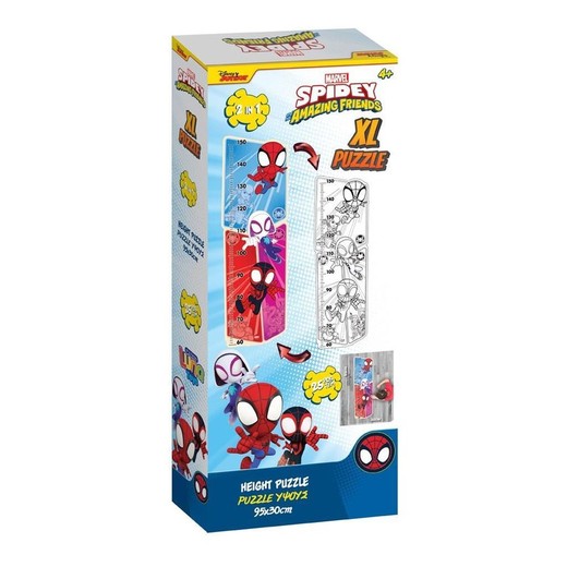 Marvel Spidey Amazing Friends Height Coloring Puzzle 25Pcs 95x30cm