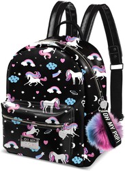 Mochila Unicornio Fashion negra