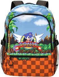 Mochilla Escolar Sonic Sega