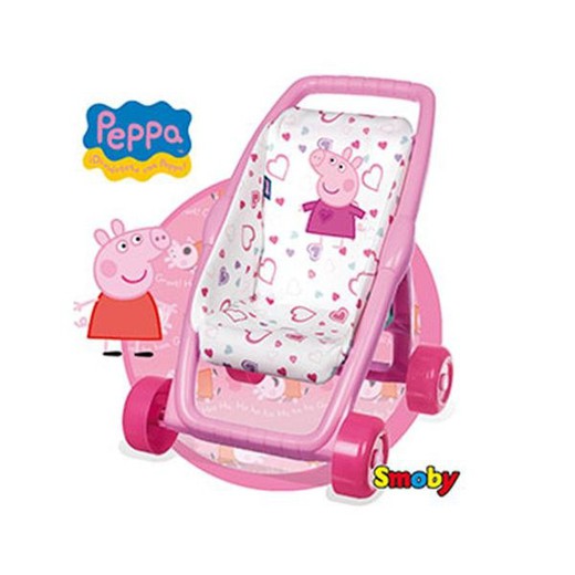 Peppa Pig cochecito para muñeca