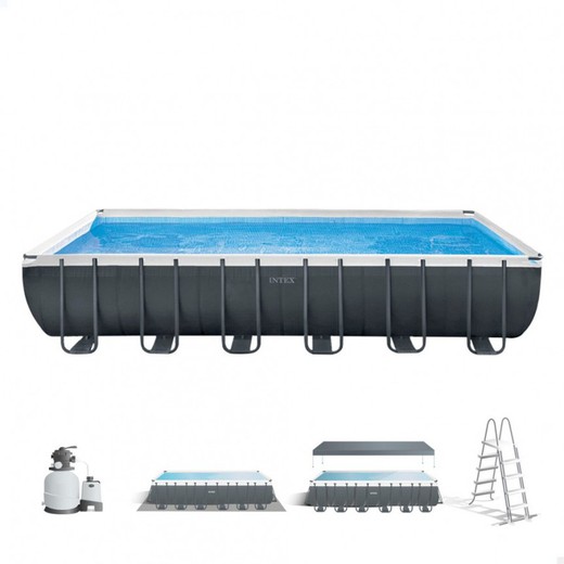 Intex Ultra Frame Pool 732 x 366 x 132 cm with filter sand