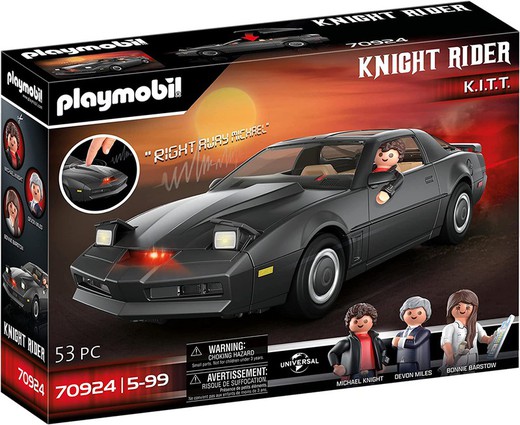 Playmobil 70924 Knight Rider- El Coche Fantástico