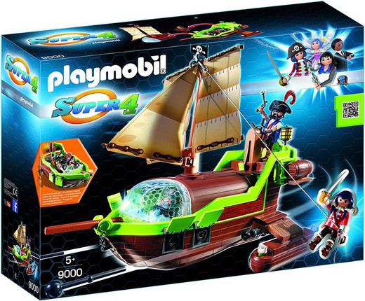 Playmobil Chameleon Pirate Ship with Ruby