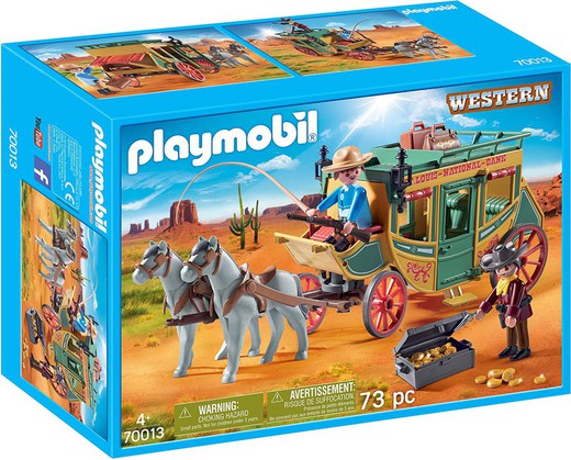 Playmobil 70013 Western Stagecoach,
