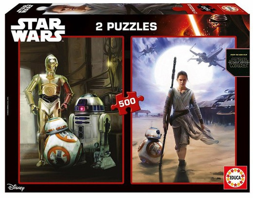 Puzzle Star Wars 2 x 500 Piezas