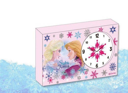 Disney Frozen Reloj despertador de madera