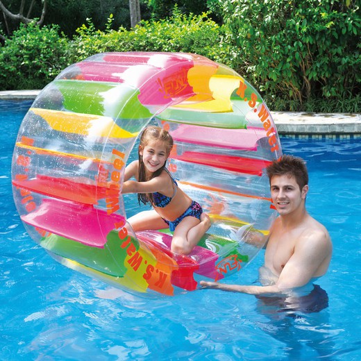 Rueda gigante hinchable piscina