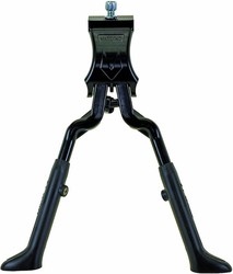 Double Leg Side Stand-Black, Adjustable from 24-28 Inch