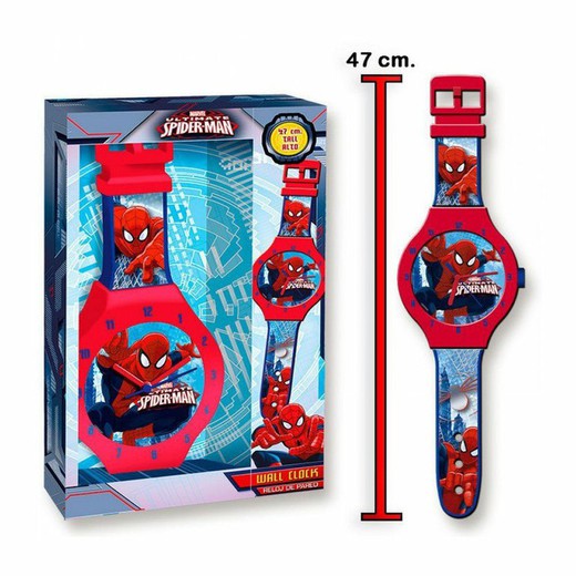 Horloge murale de Spiderman enfants