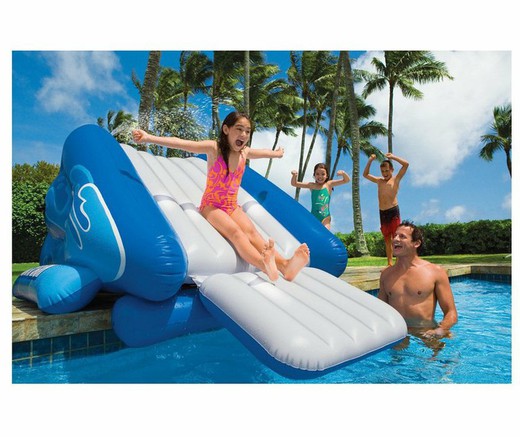 Intex 58849 Inflatable Water slide swimming Pool Kool Splash 10´11