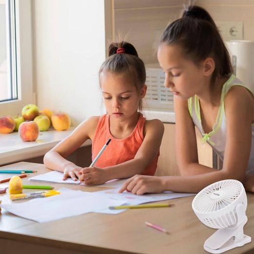 AKTIVE 61590 Petit ventilateur silencieux avec clip