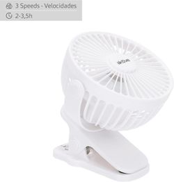 AKTIVE 61590 Petit ventilateur silencieux avec clip