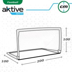 Aktive Sports Faltbares Fußballtor 200