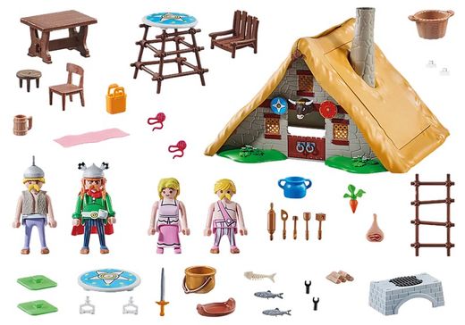 Astérix Playmobil 70932 La Hutte d'Abraracourcix