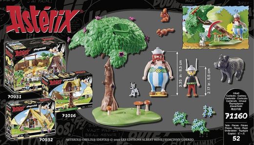 Asterix Playmobil 71160 La chasse au sanglier