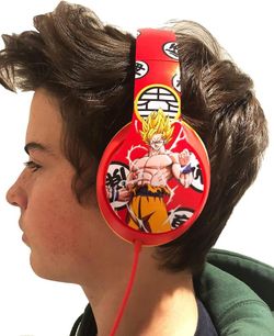 Dragon Ball Z Goku & Vegeta rouge Casque Stereo
