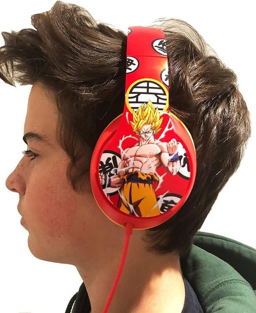 Dragon Ball Z Goku & Vegeta rouge Casque Stereo