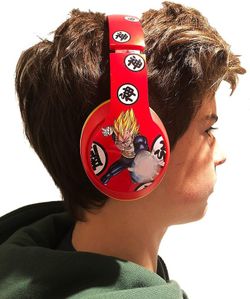Dragon Ball Z Goku & Vegeta rouge Casque Stereo