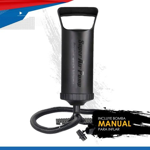 Avenli aufblasbares Luftbet Campingmatratze Set 203 x 152 x 22 cm, inklusive 2 Kissen und Luftpumpe