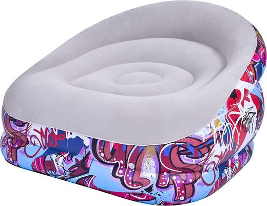 Avenli Graffiti Inflatable Armchair  41 in x 38 in x 25 in