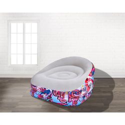 Avenli aufblasbarer Graffiti-Sessel 105 cm x 98 cm x 65 cm