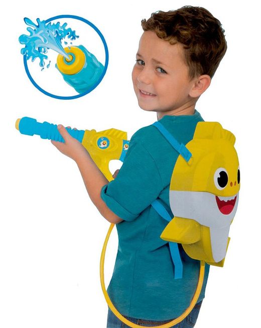 Baby Shark Wasserpistole mit Wassertank
