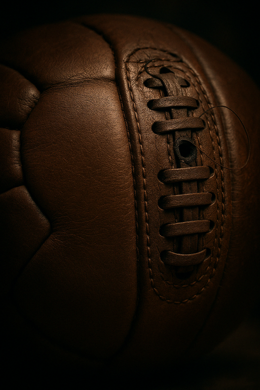 Ballon FC Barcelone rétro historique en cuir